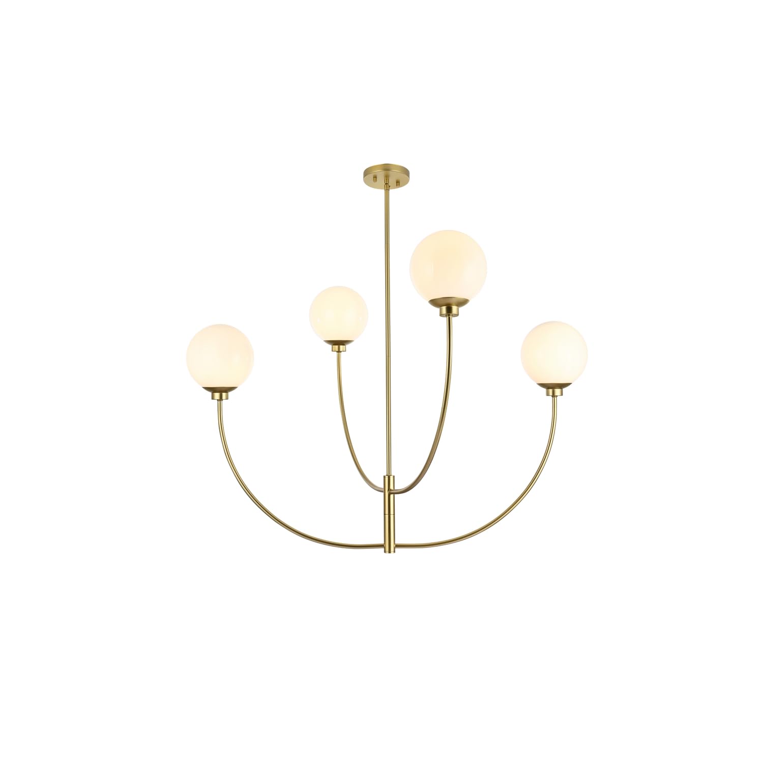 Nyomi 42 inch chandelier in Brass