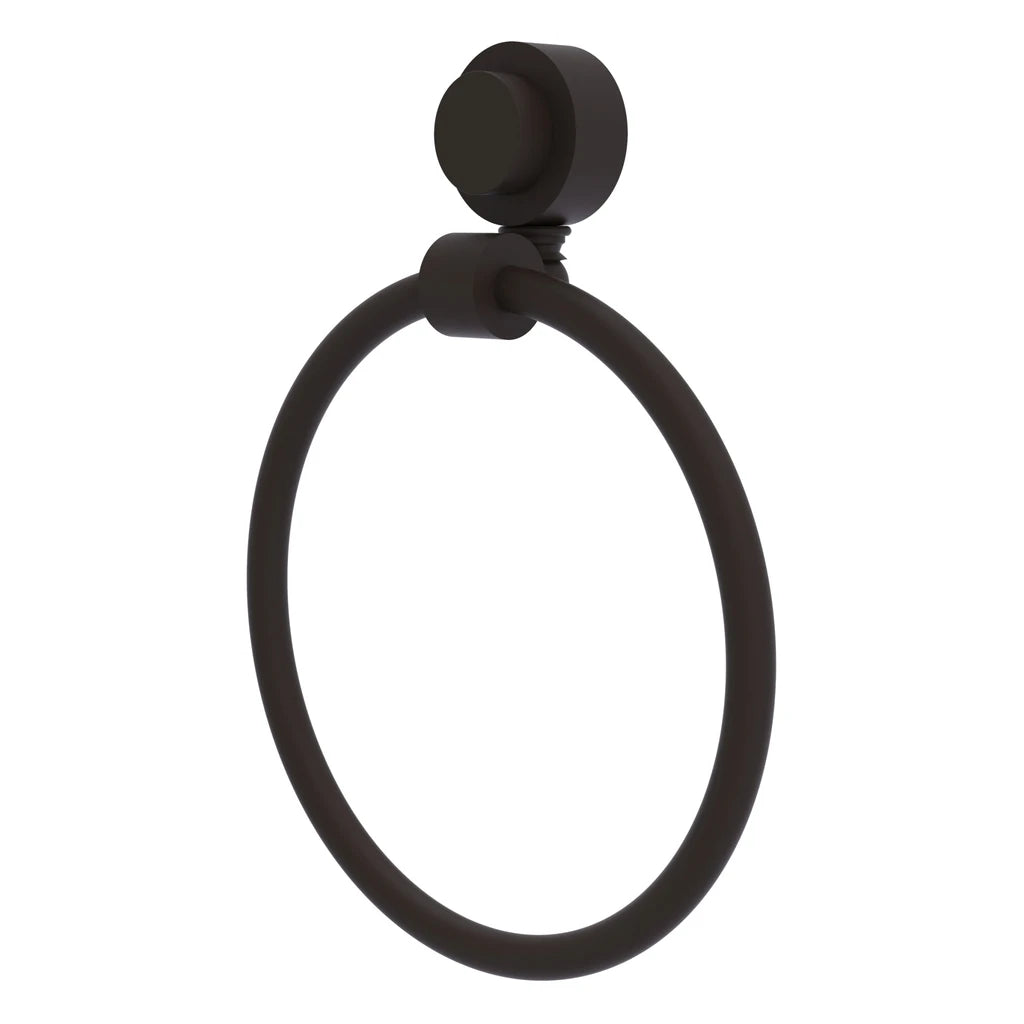 Venus Collection Towel Ring with Groovy Accent - 416G-ORB