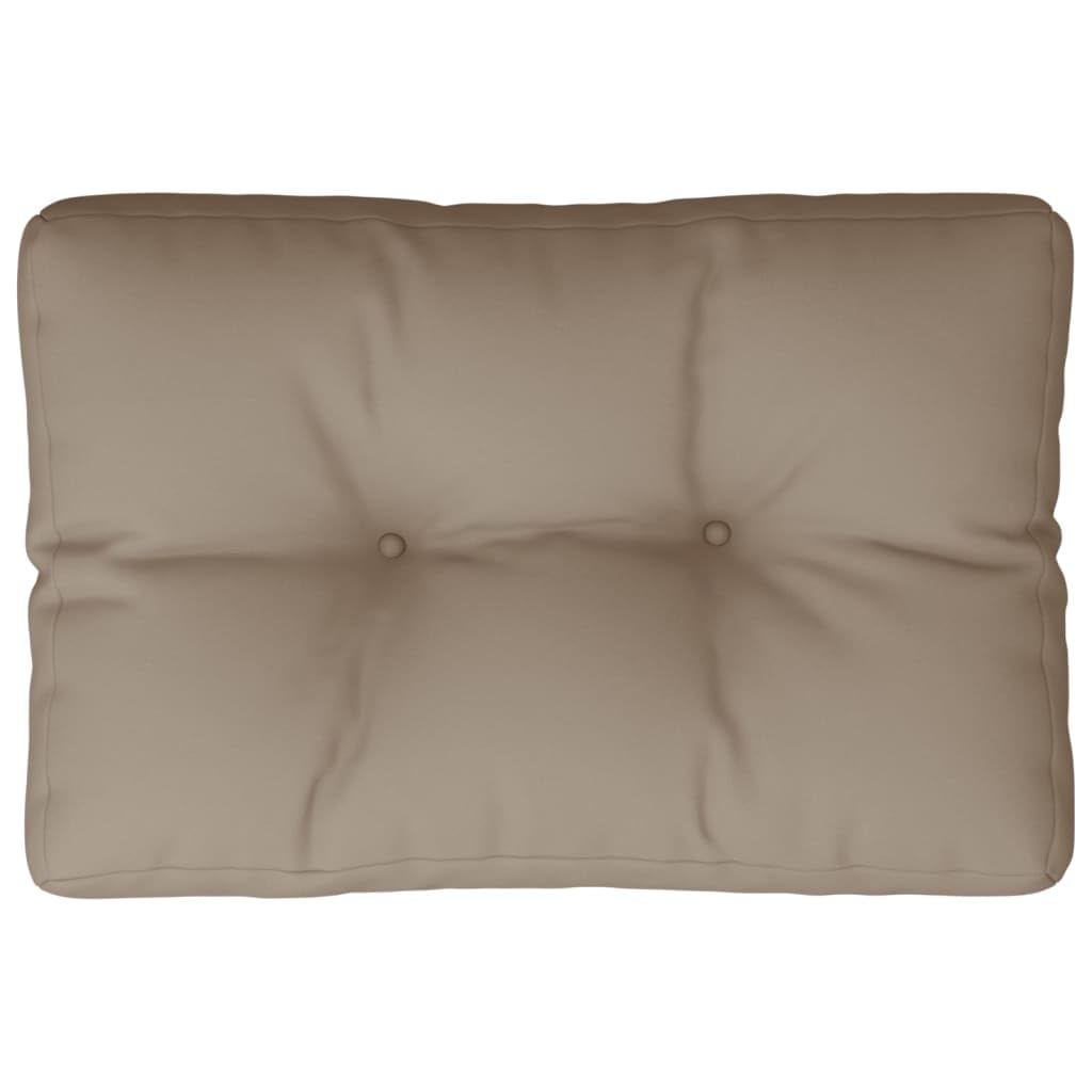 vidaXL Pallet Cushion Taupe 23.6x15.7"x4.7" Fabric"