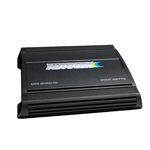 Autotek Mm2020.1D The Mean Machine Subwoofer Monoblock Class D Amp (2,000 Watts), Black