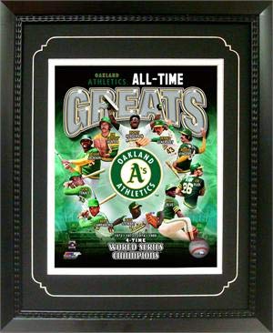 11x14 Deluxe Frame - Oakland As Greats