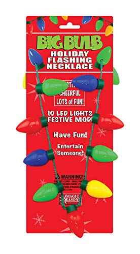 BIG BULB FLASH NECKLACE (Pack of 12)