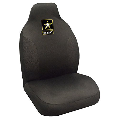 Fanmats - 15689 Military U.S. Army Seat Cover, 20 X 48/Small, Black