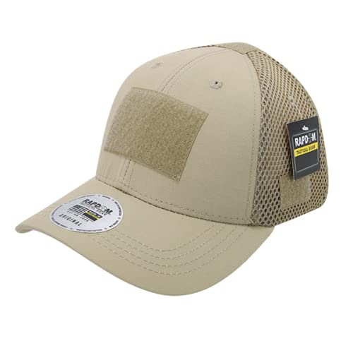Ripstop Air Mesh Tactical Caps, Khaki