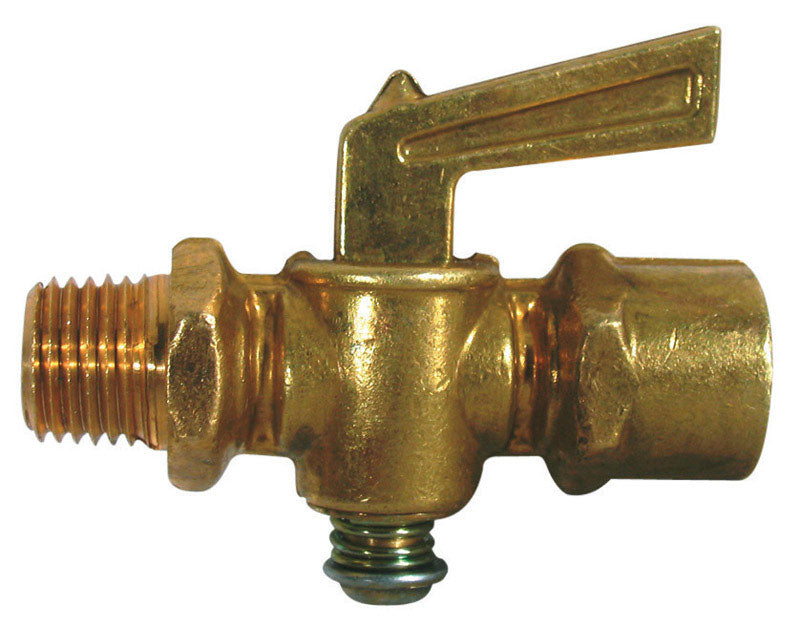 Pipe Valve 1/4X1/4Brs (Pack Of 1)