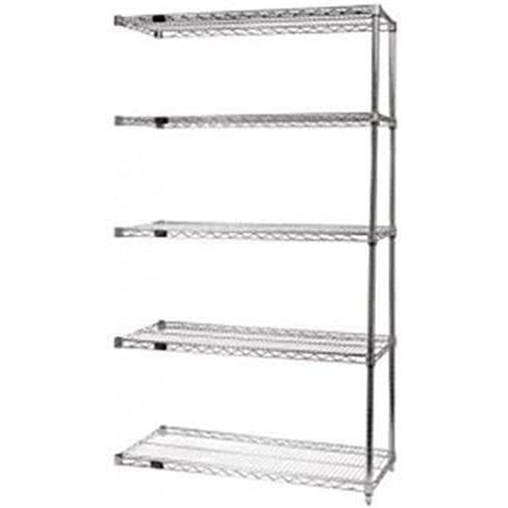 Wire 5 Shelf ADD-ON KIT Stainless 54in
