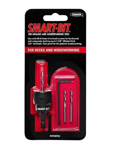 #10 Smart-Bit Pre-Drilling And Countersinking Tool For Decks And Woodworking (Item # Bda146)
