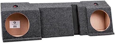 Empty Woofer Box Qpower (Df) Chevy Avalanche (2)10' Under Seat Downfire