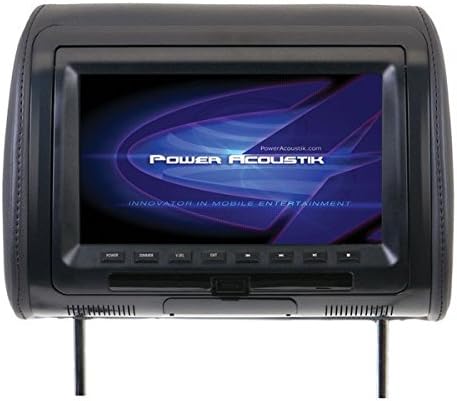 Power Acoustik 7' Headrest Monitor 3-Color Skins Lcd/Dvd Usb/Sd Sold Each