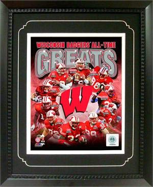11x14 Deluxe Frame - University of Wisconsin Greats
