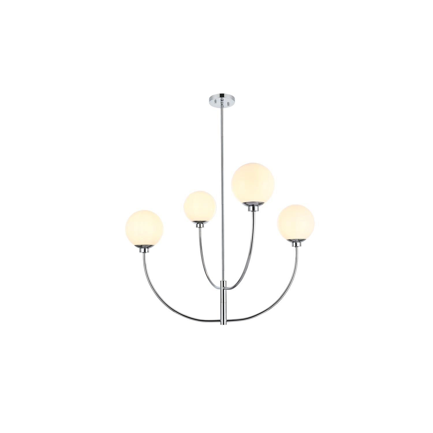 Nyomi 36 inch chandelier in Chrome