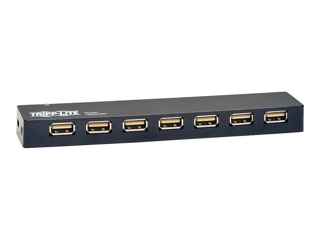 7-PORT USB HIGH SPEED HUB M/FX7 USB 2.0 USE W/ LAPTOPS/PCS 480MBPS