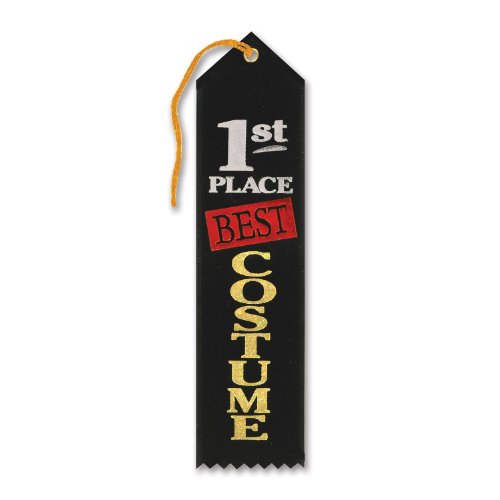 Casafoyer Best Costume 1st Place Award Ribbon (Pack of 6) | (2 Units)