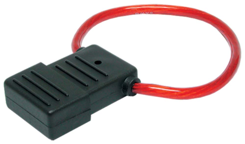 FUSEHOLDER MAXI AUDIOPIPE WITH 8 - 8 GA. WIRE
