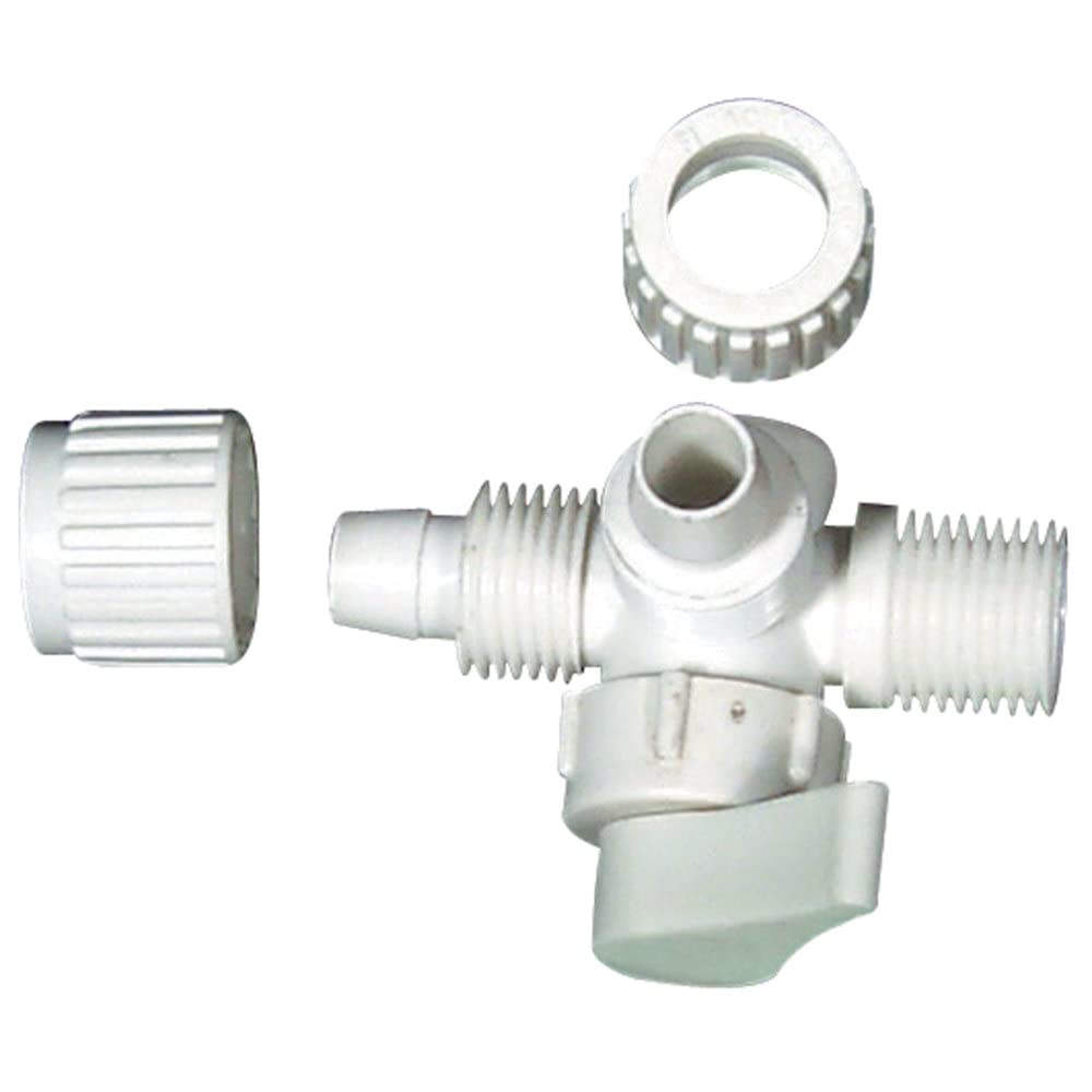 Flair-It 16912 Plastic 3 Way Valve, 0.5 Size