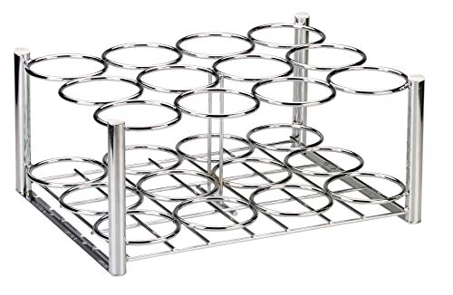 Casafoyer  Deluxe Oxygen Cylinder Rack, Chrome, 16 x 10. 5” x 9. 5” - (Pack Of 2)