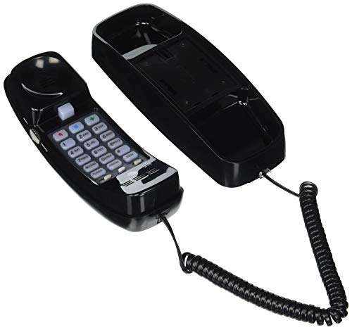 At&T 89-0008-05 Model 93040; At&T 210 Trimline Corded Phone, Black