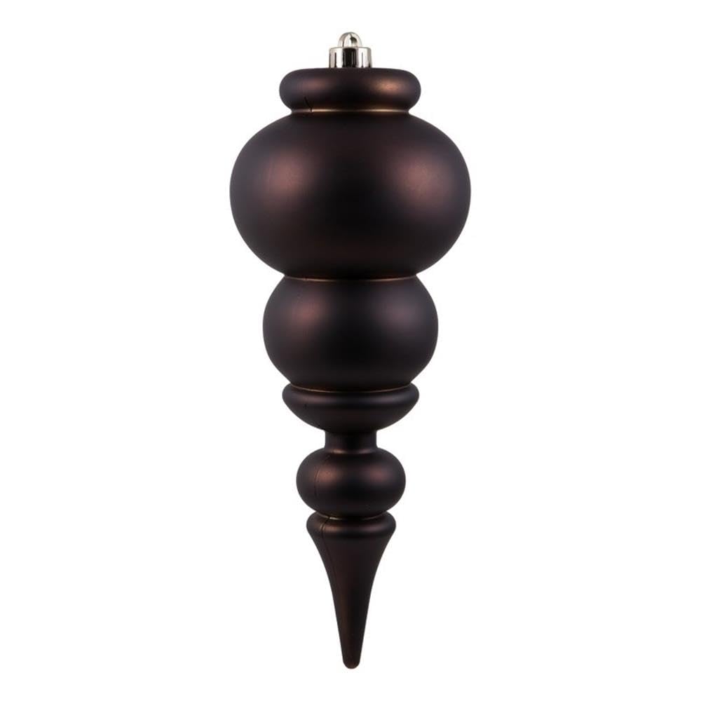 Casafoyer  14” Chocolate Matte Finial UV Drilled - N150675DMV - (Pack Of 2)
