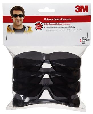 3M OUTDOOR SFTY GLSS GRY(Pack of 1)