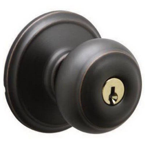 Schlage F51Vgeo716 Georgian Entry Knob, Aged Bronze