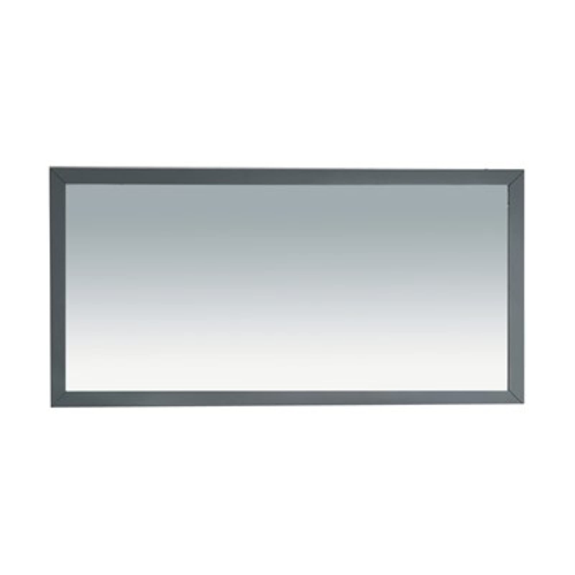 Fully Framed 60 Maple Grey Mirror