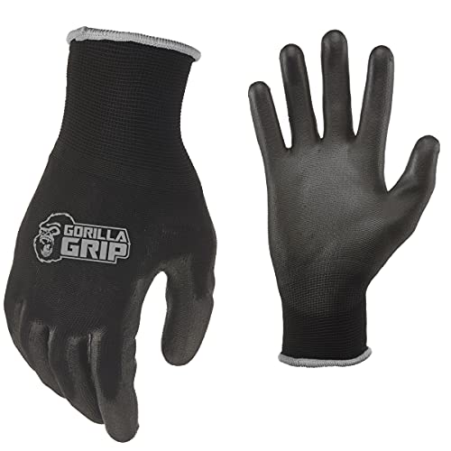 Gorilla Grip Slip Resistant All Purpose Work Gloves | Size: X-Large | Single Pair Of Gloves