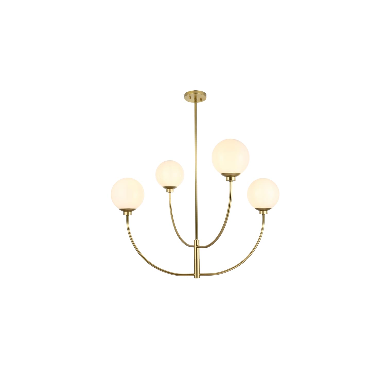 Nyomi 36 inch chandelier in Brass