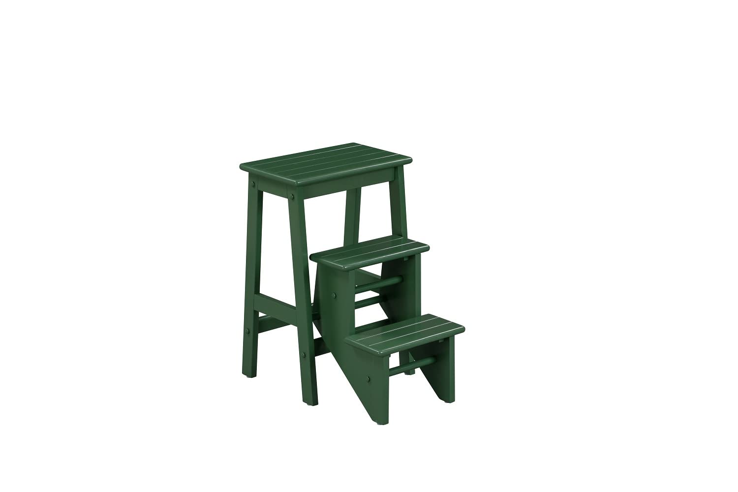 Boraam Niko 3-Tier Step Stool, Counter Height, Equestrian Green
