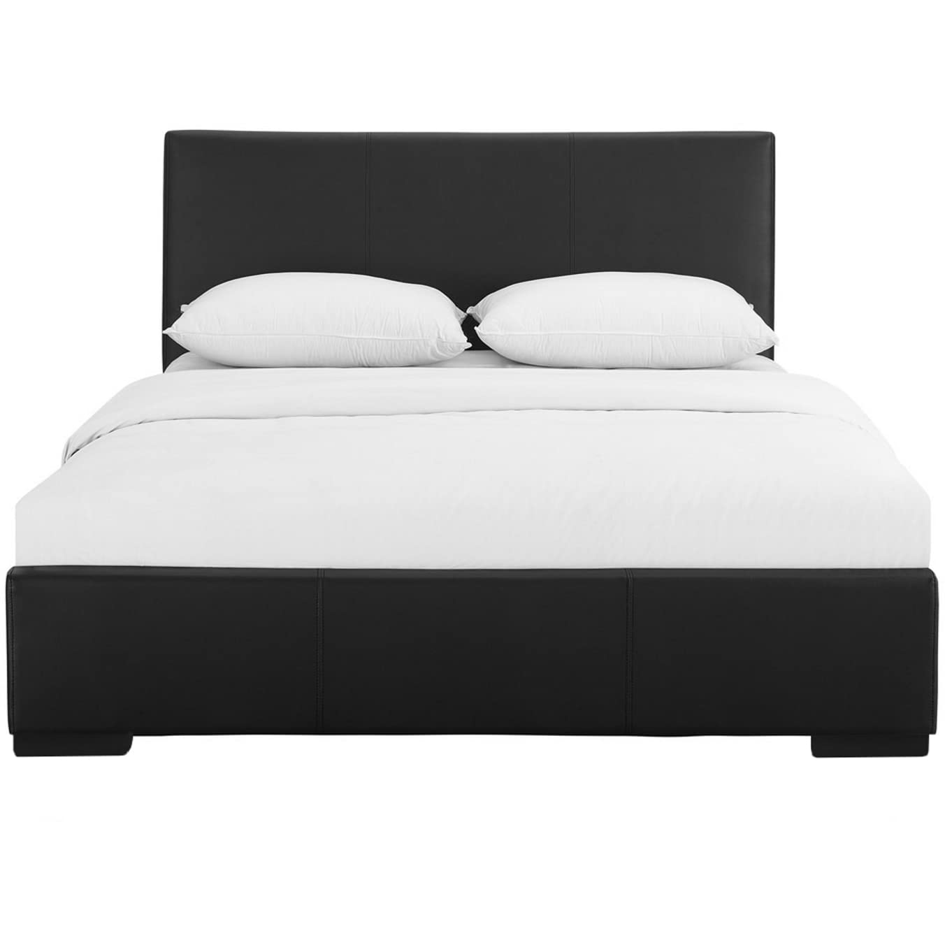 Camden Isle Hindes Upholstered Platform Bed Frame  Low-Profile Bed With Full Slat Support System - No Box Spring Needed, Easy As