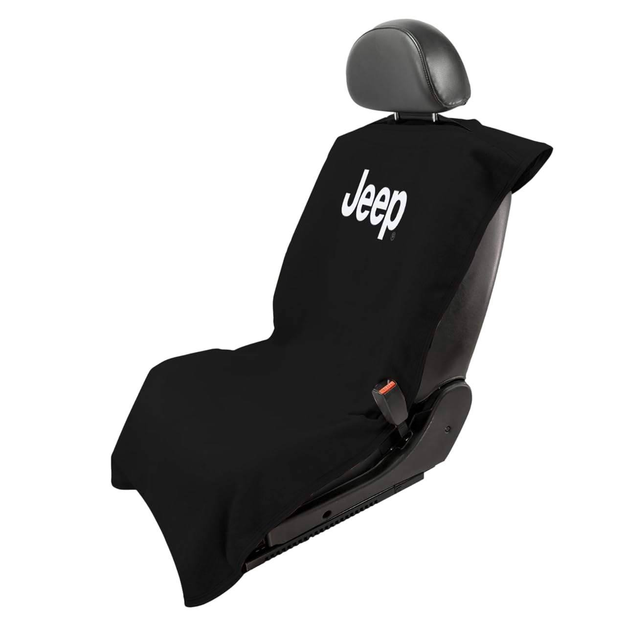 Jeep Letters Black Seat Armour