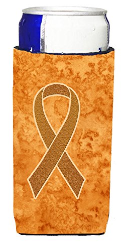 Carolines Treasures An1204Muk Orange Ribbon For Leukemia Awareness Ultra Beverage Insulators For Slim Cans, Slim Can, Multicolor