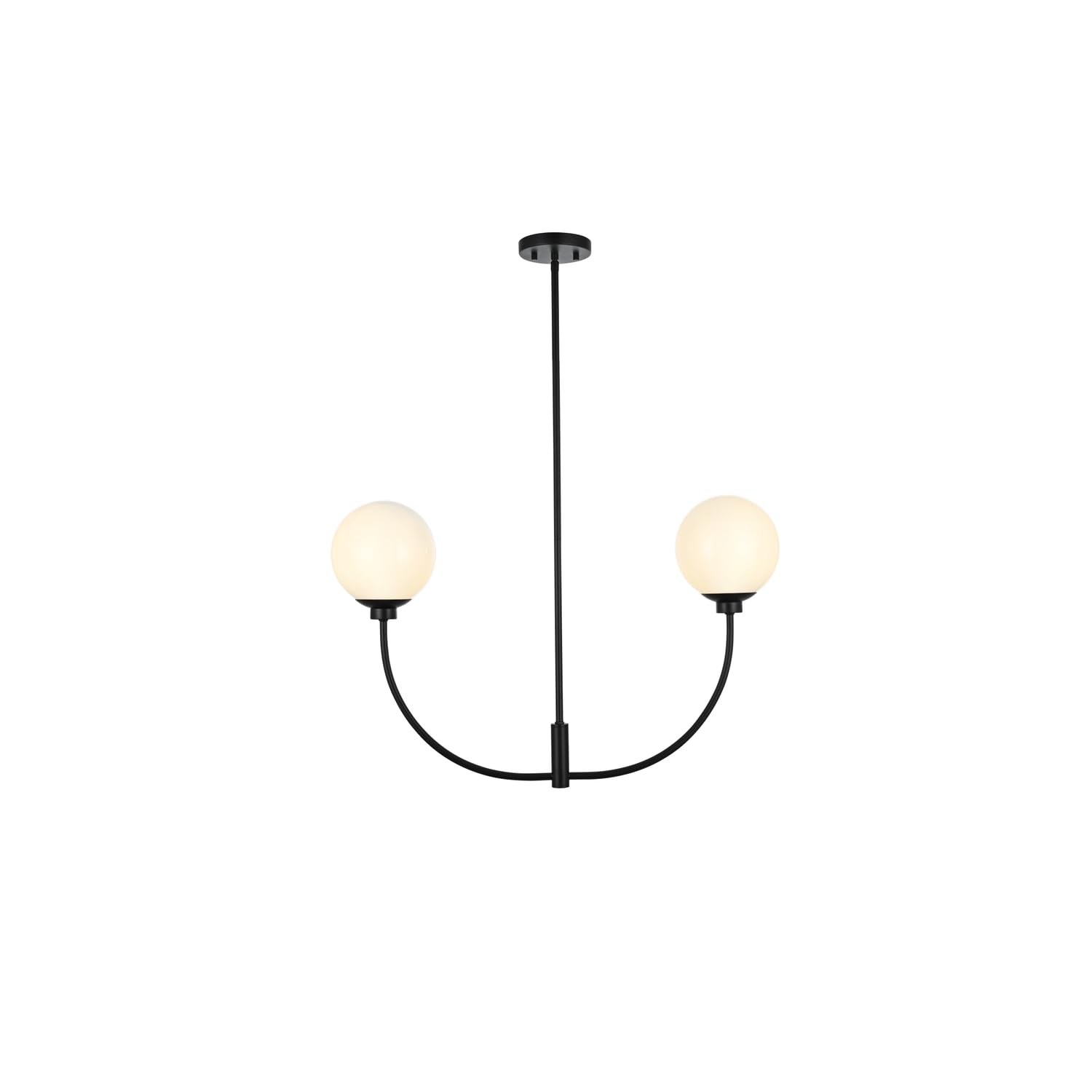 Nyomi 30 inch chandelier in Black