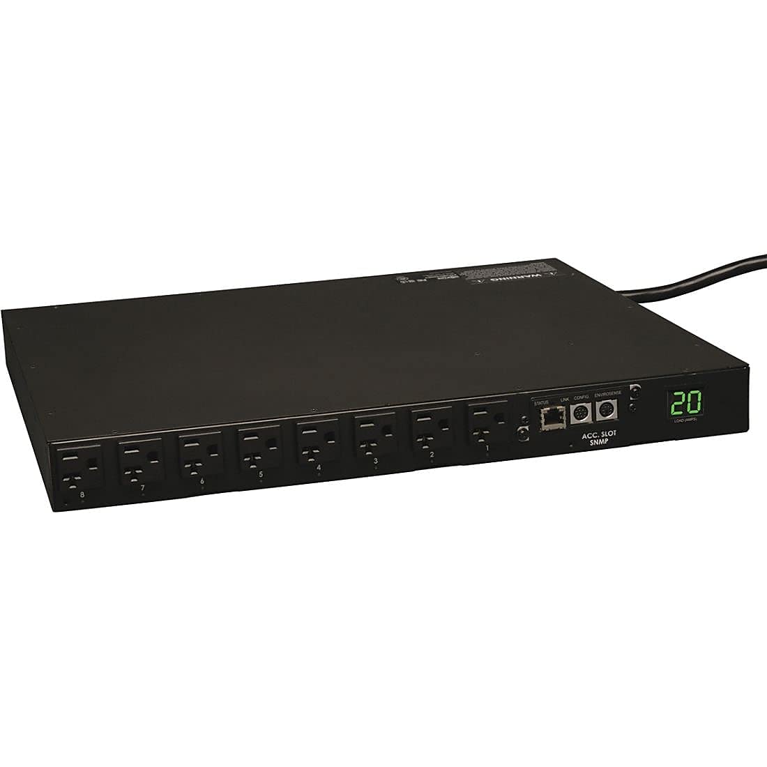 PDU SWITHCED 1.9KW 120V 20A 1U 16 5-15/20R L5-20P/5-20P 12FT CORD