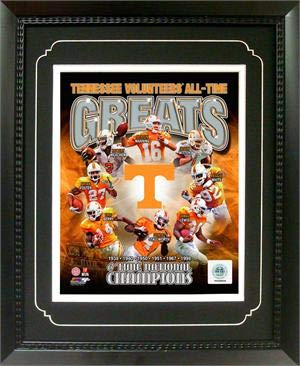 11x14 Deluxe Frame - University of Tennessee Greats