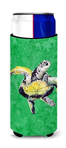 Carolines Treasures 8671Muk Loggerhead Turtle Dancing Ultra Beverage Insulators For Slim Cans, Slim Can, Multicolor