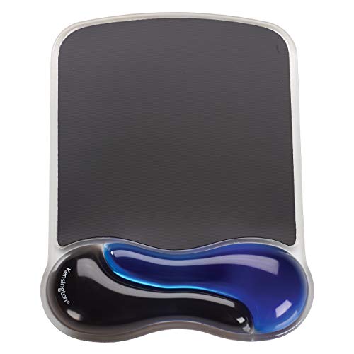 Kensington Duo Gel Mouse Pad With Wrist Rest - Blue (K62401Am)