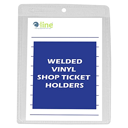 Casafoyer Vinyl Shop Ticket Holder, both sides clear, 4 x 6, 50/BX, 80046 - (Pack Of 2)