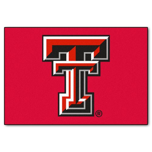 Fanmats Ncaa Texas Tech University Red Raiders Nylon Face Starter Rug ,19X30