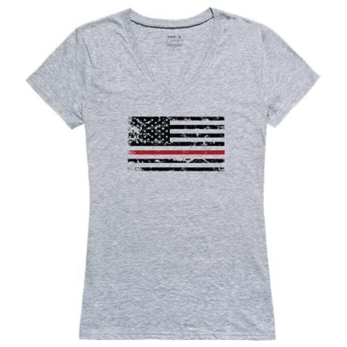 Graphic V-Neck, Thin Red Line, HGY, 2X