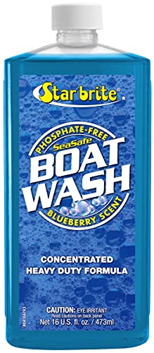 Star Brite Concentrated Boat Wash - Biodegradable, Phosphate-Free, Blueberry Scent - 16 Oz (080416P)