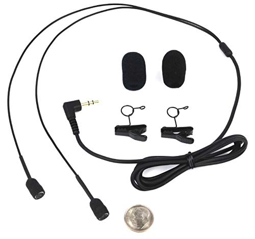 Premium Binaural microphones, windscreens and removable clips (custom lengths also available) - Made in USA - Compare with Dpa 4060 and 4061