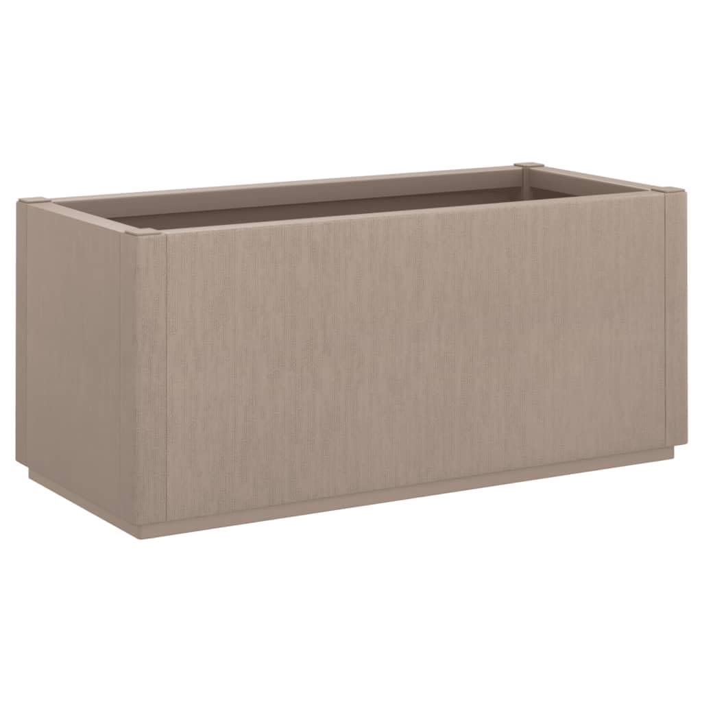 vidaXL Garden Planter Light Brown 31.5x14.2"x13.8" PP"