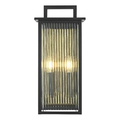 Kannon 8.5 inch Outdoor Wall Sconce in Black