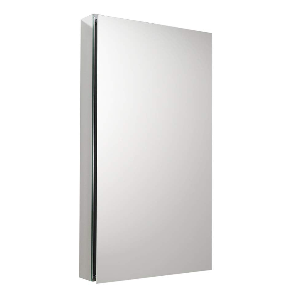 Fresca Bath 20 W X 36 H Modern Bathroom Medicine Cabinet With Mirrors, Recessed Or Wall-Mount Installation, 4 Adjustable Gla