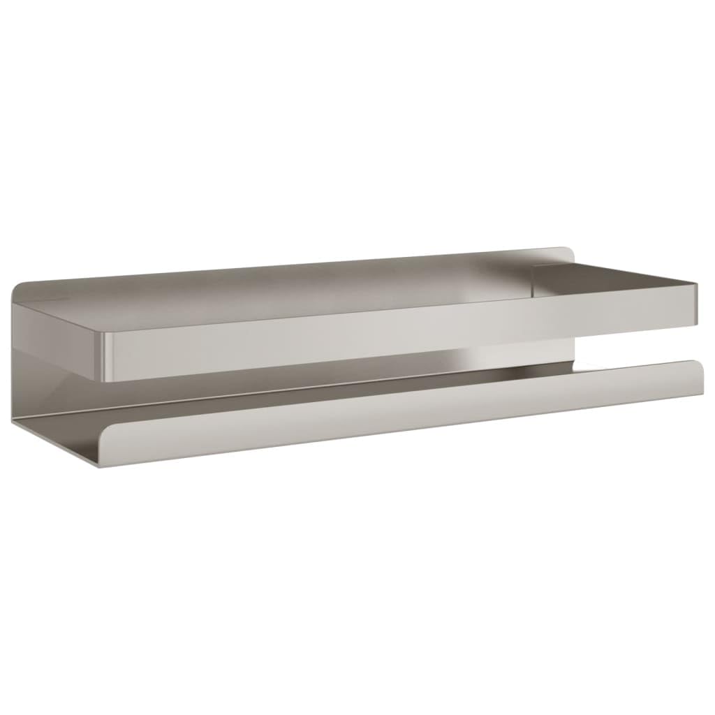 vidaXL Shower Shelf 11.8x3.9"x2.4" Brushed 304 Stainless Steel"