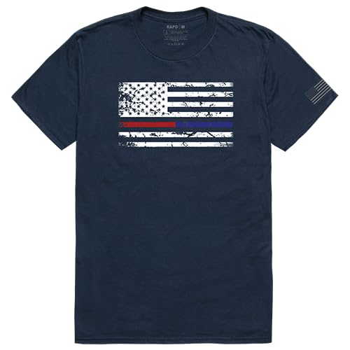 Tac.Graphic T, TRL/TBL Dual Flag,Navy, XL