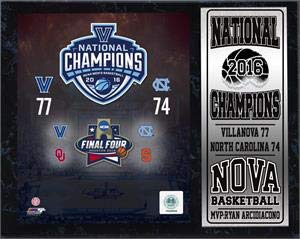 12x15 Stat Plaque - 2016 National Champions University of Villanova