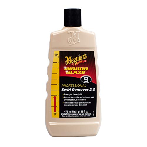 Meguiar   S Mirror Glaze Swirl Remover 2.0     Cleaner/Polish Removes Fine Swirls     M0916, 16 Oz