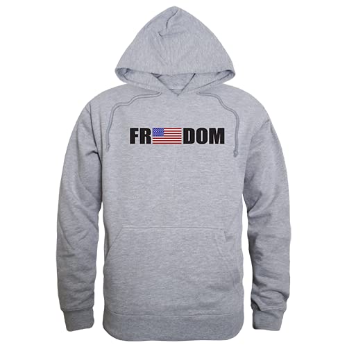 Graphic Pullover, Freedom, H.Grey, L