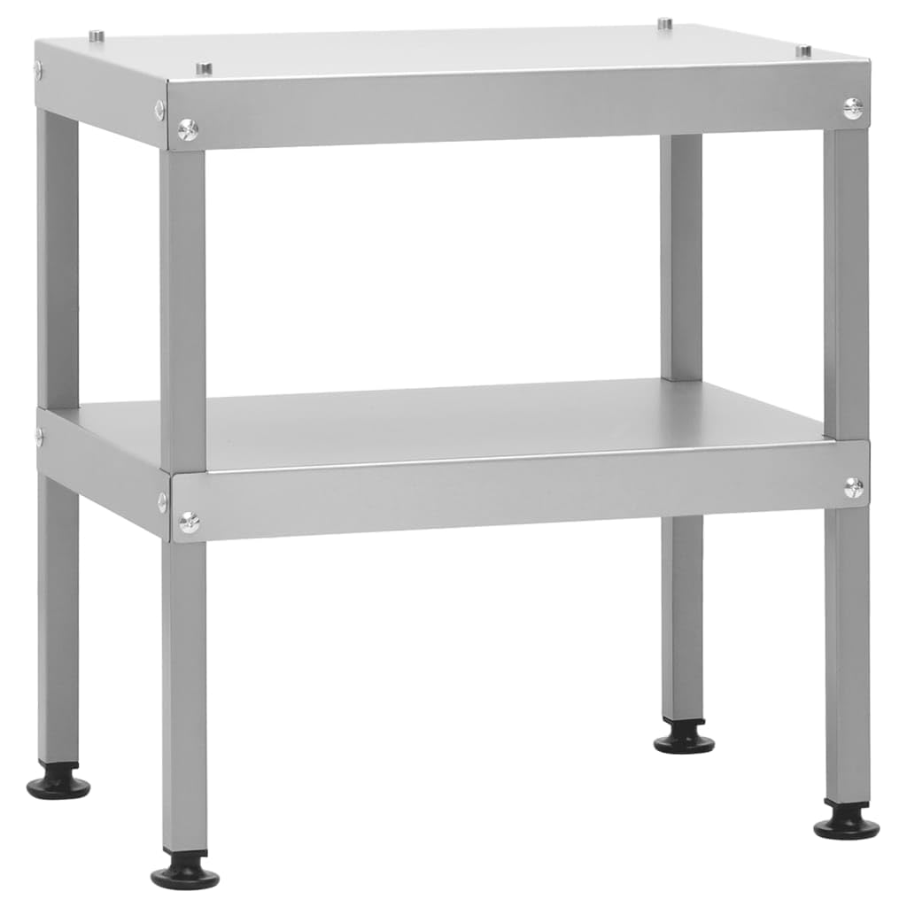 vidaXL Table for Oven Smoker 15.7x11"x17.5" Galvanized Steel"